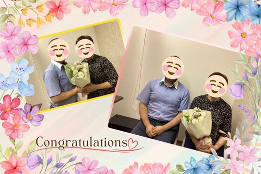 ウェブコン秋葉原サテライトサロン成婚者記念写真