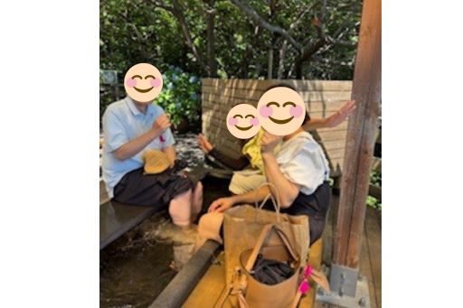 ウェブコン神戸店婚活イベントハーブ園足湯でリラックス