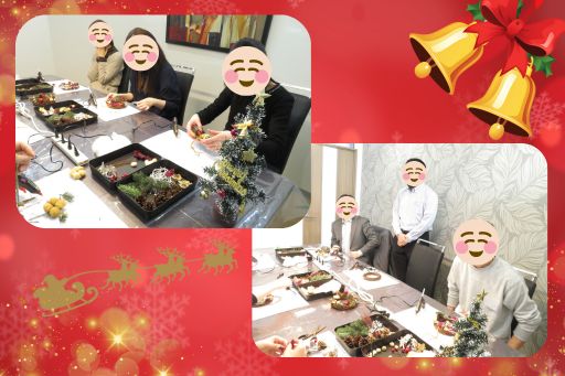 ウェブコン小山店クリスマスイベントリース作り02